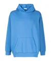 Undercover Embroidered-trim Cotton Hoodie In Blue