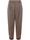 Undercover Houndstooth-pattern Trousers In Brown