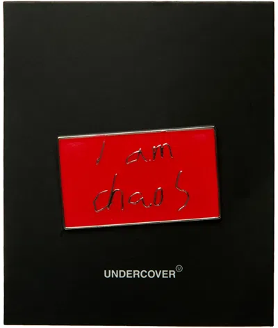 Undercover I Am Chaos Badge In Red