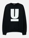Undercover Iconic U Print Crewneck Sweatshirt In Black