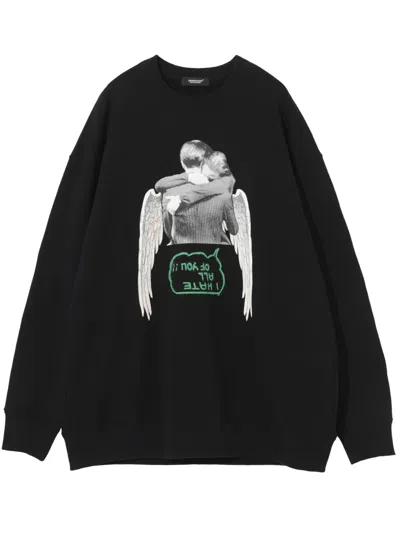 Undercover Illustration-print Sweatshirt In Black