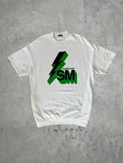 Pre-owned Undercover Ism Long Oversized Tee In White