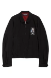 Undercover 'uc1e4203-2' Collar Design Patch Jacket In Black