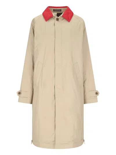 Undercover X Fragment Design Cotton Trench Coat In Beige