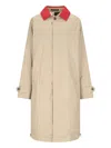 Undercover X Fragment Design Cotton Trench Coat In Beige