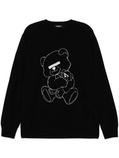UNDERCOVER JACQUARD LOGO MOTIF JUMPER