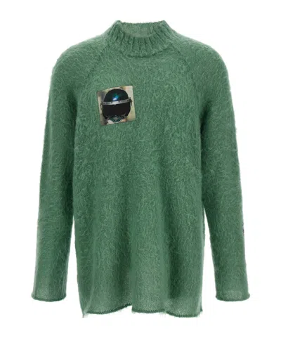 UNDERCOVER UNDERCOVER JACQUARD PATCH KNITWEAR