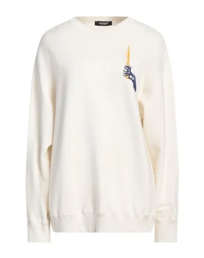 Undercover Jun Takahashi Woman Sweatshirt Ivory Size 3 Cotton In White