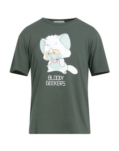 Undercover Jun Takahashi Woman T-shirt Military Green Size 3 Cotton