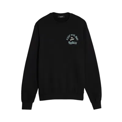 Pre-owned Undercover Keep The Sun Brain Sweatshirt 'black' | Men's Size 2