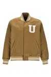 Undercover "sun Brain" Bomber Jacket In Brown