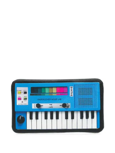 Undercover Keyboard-print Wallet In Blue