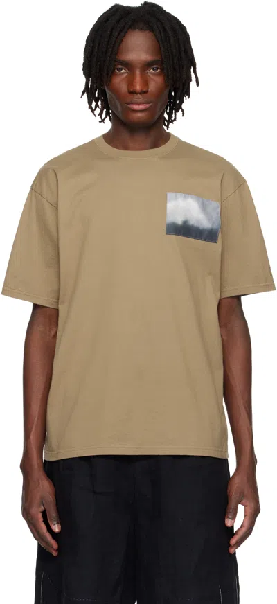 Undercover Khaki Uc1e3812 T-shirt In Gray Beige