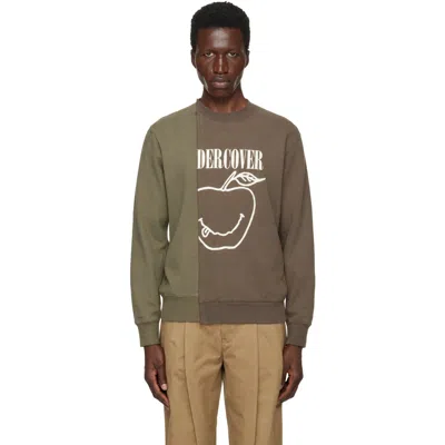 Undercover Khaki Up2f9802 Sweatshirt In Olivegreen