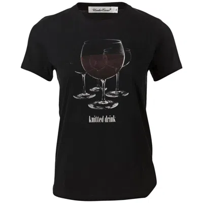Pre-owned Undercover 'kitted Drink' Black Cotton T-shirt