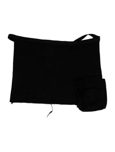 Pre-owned Undercover Knit Apron In Black