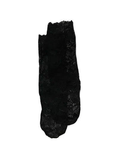 Undercover Lace Socks In Black
