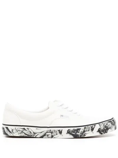 Undercover Lace-up Low-top Sneakers In White