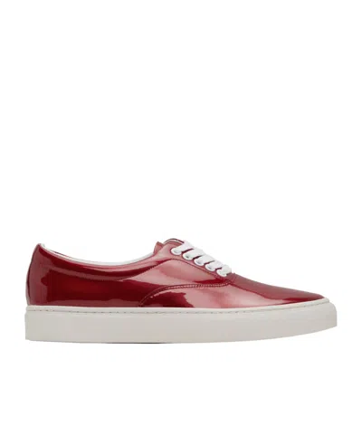 Undercover Lace-up Casual Sneakers In Red