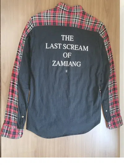 Pre-owned Undercover Last Scream Of Zamiang Shirt In Red/black/white