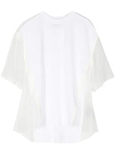 Undercover Layered Cotton T-shirt In 白色