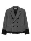 Undercover Layered Jacket In Gray