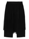 Undercover Hose Im Layering-look In Black