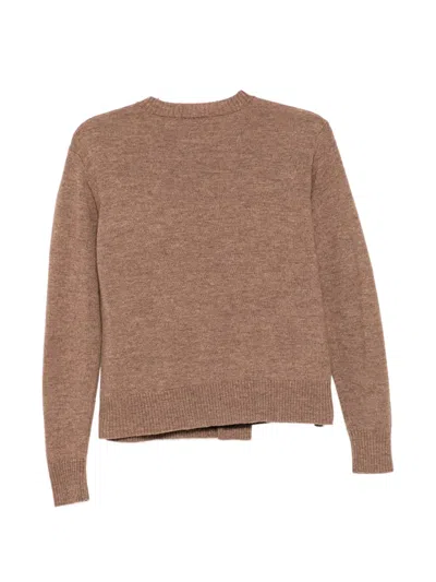 Undercover Layered Sweater In Brown
