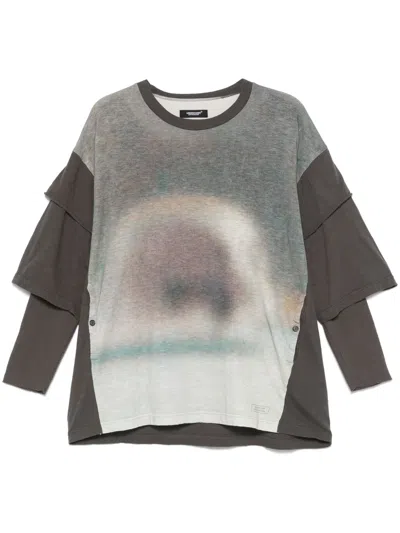 Undercover Layered T-shirt In Grey