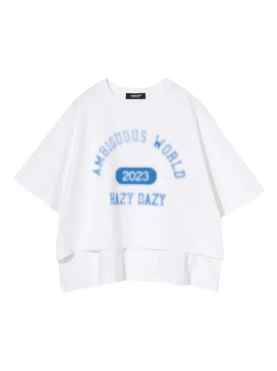 Undercover Layered T-shirt In White