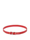Undercover Leather Belt In Red
