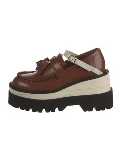 Pre-owned Undercover Leather Pumps In Brown