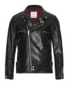 Undercover Leather Rider Jacket In Black