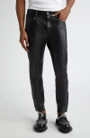 UNDERCOVER LEATHER SKINNY PANTS