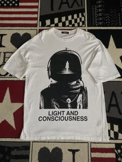 Pre-owned Undercover Light And Consciousness White Tee Oversize