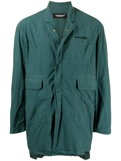 Undercover Lightweight Collared Jacket In Grün
