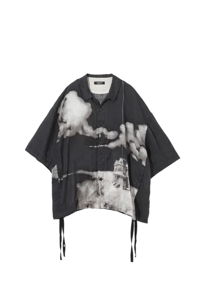 UNDERCOVER UNDERCOVER LINE SHORT SLEEVE SHIRT BLACK