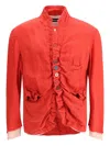 Undercover Linen Jacket In Red