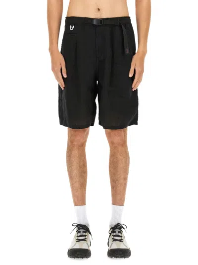 Undercover Linen Shorts In Black