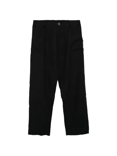 Undercover Linen Trousers In Black