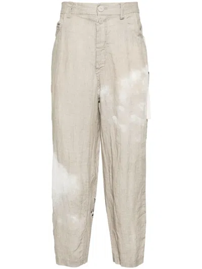 Undercover Linen Trousers In Neutrals