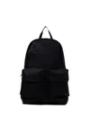 Undercover Zip-pocket Twill Backpack In Black