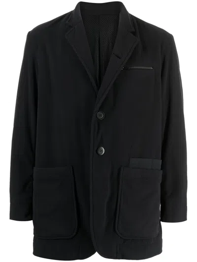 Undercover Logo-appliqué Single-breasted Blazer In Black