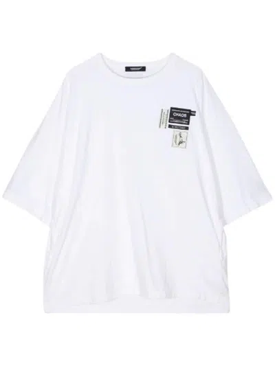 Undercover Logo-tag Cotton T-shirt In White