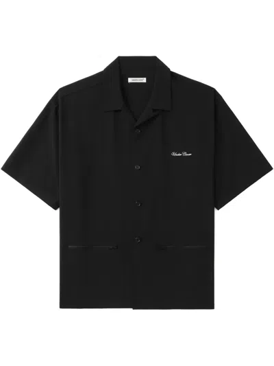 Undercover Logo-embroidered Shirt In Black