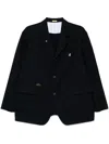 Undercover Patch-detail Jacket In Blue