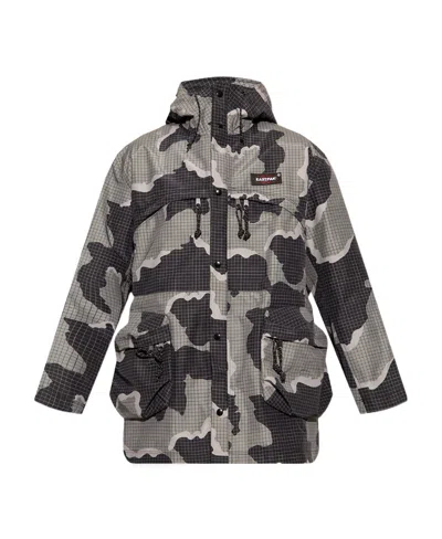 Undercover Logo-patch Graphic-print Jacket In Black
