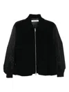 Undercover Logo-patch Jacket In Black