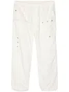 Undercover Elasticated-waist Straight-leg Trousers In Neutrals