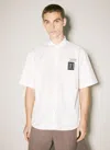 Undercover Logo-patch Cotton Shirt In White